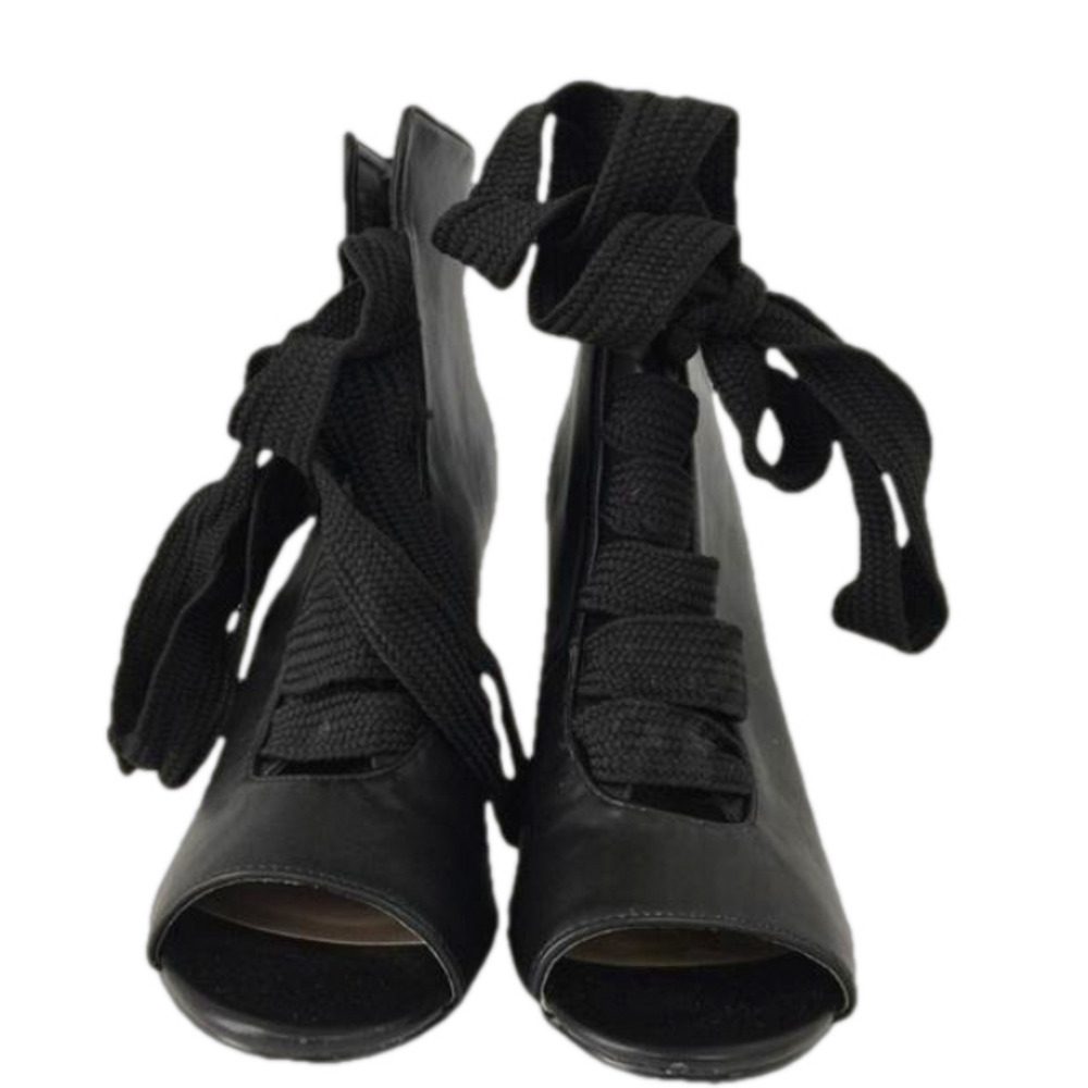 Justfab Maxwell. Black leather ankle boots. Sz. 8.